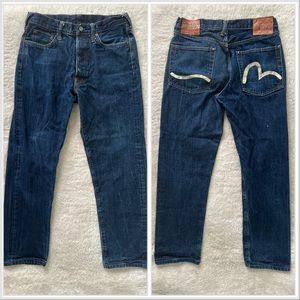 Rare Y2K Evisu Custom Made Jeans Sz 30